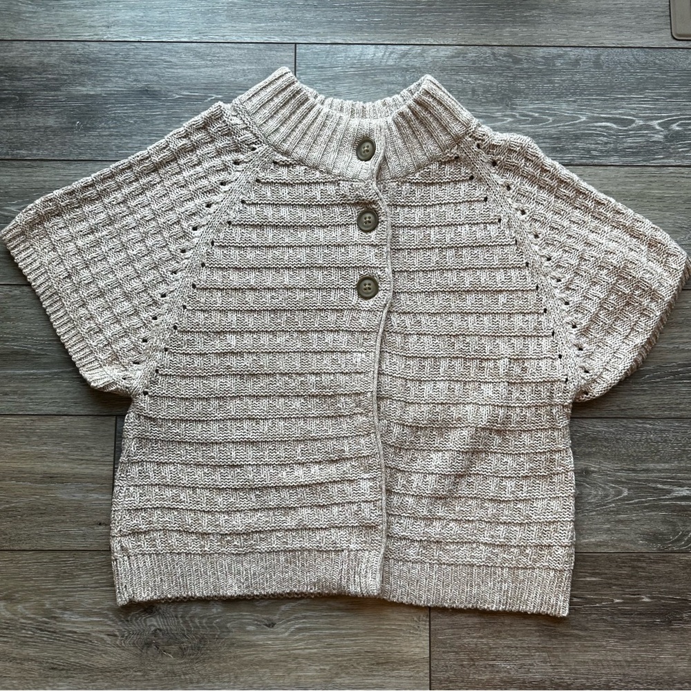 Women's Cream Knit Cardigan